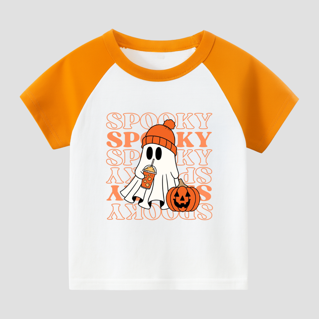 Spooky Sips Kids Short Sleeve T-Shirt