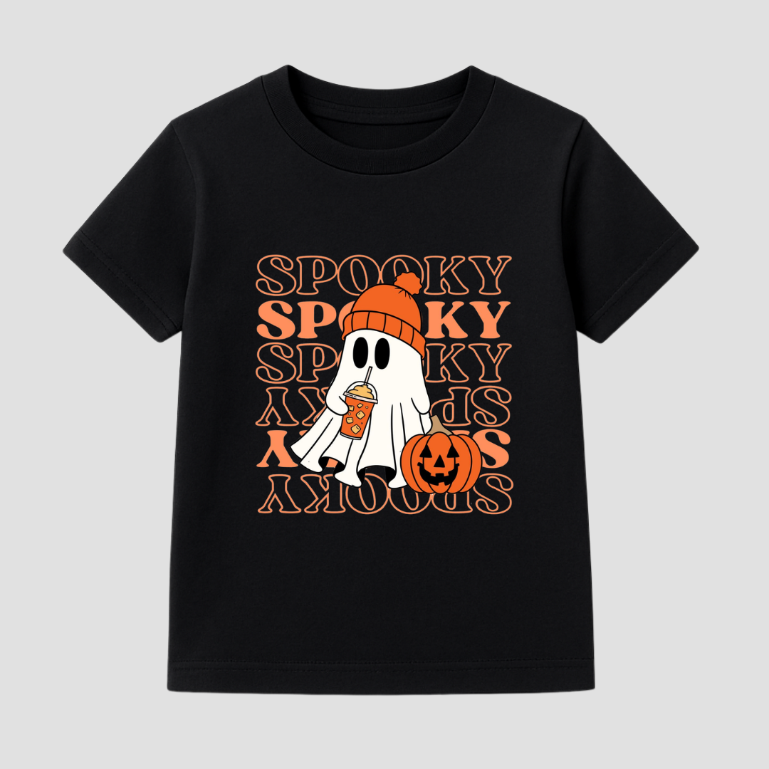 Spooky Sips Kids Short Sleeve T-Shirt