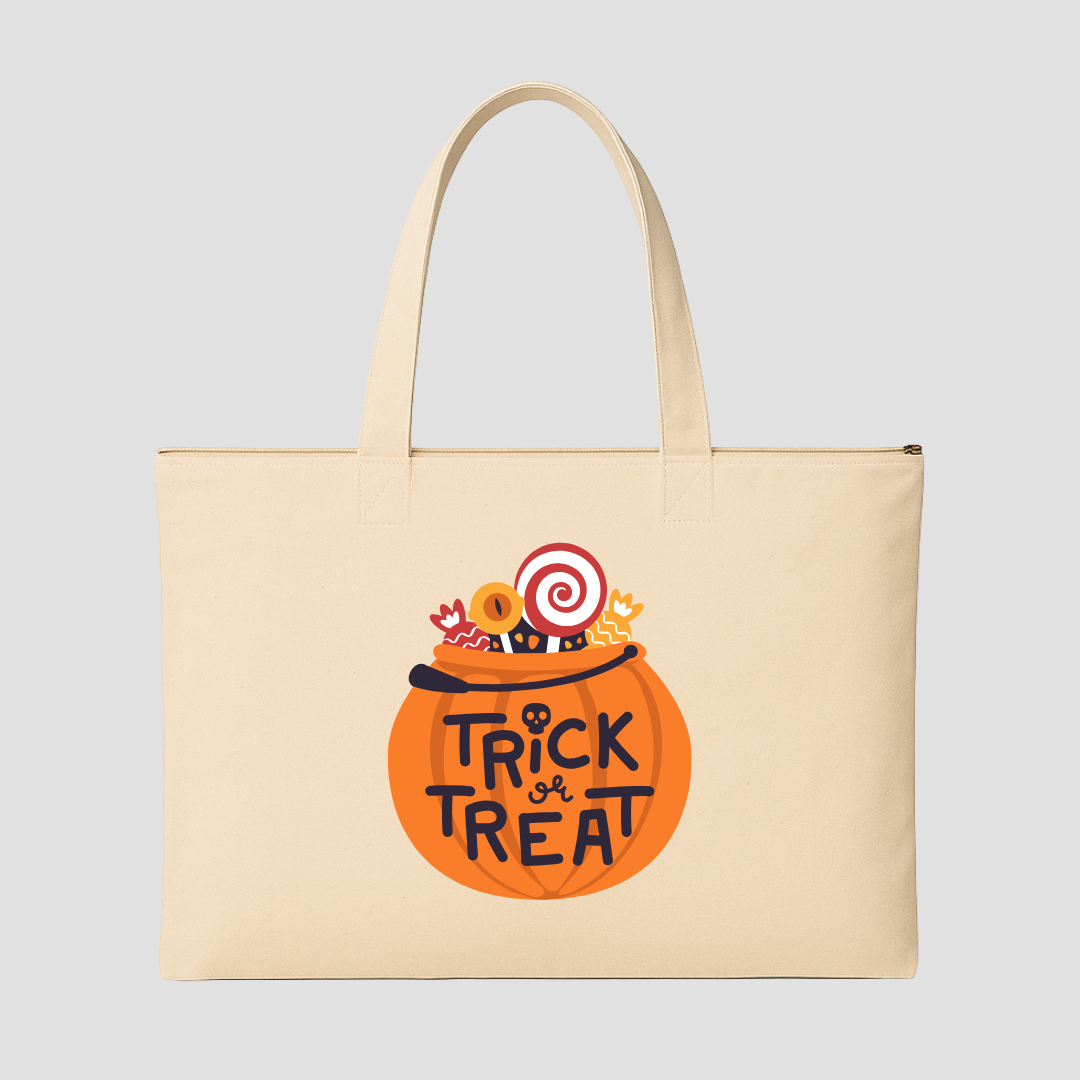 Trick or Treat Tote Bags (15 × 18 inches)