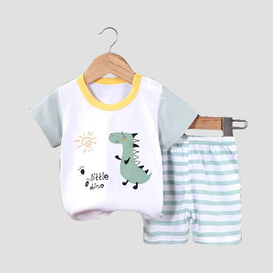 Little Dino T-shirt & Short Suit