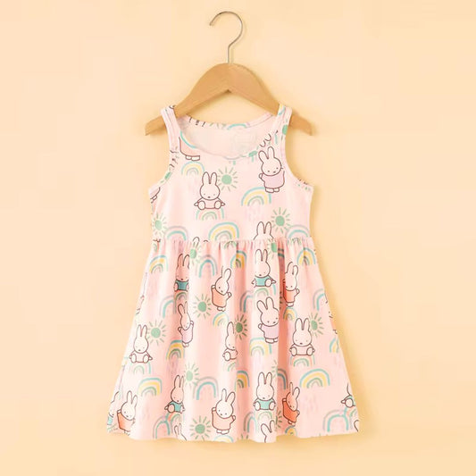 Bunny Rainbow Delight Beach Strap Dress