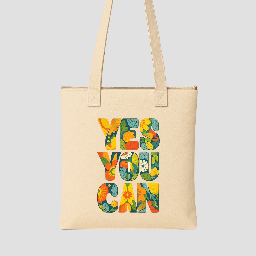 Yes You Can Tote Bags Kia & Kel
