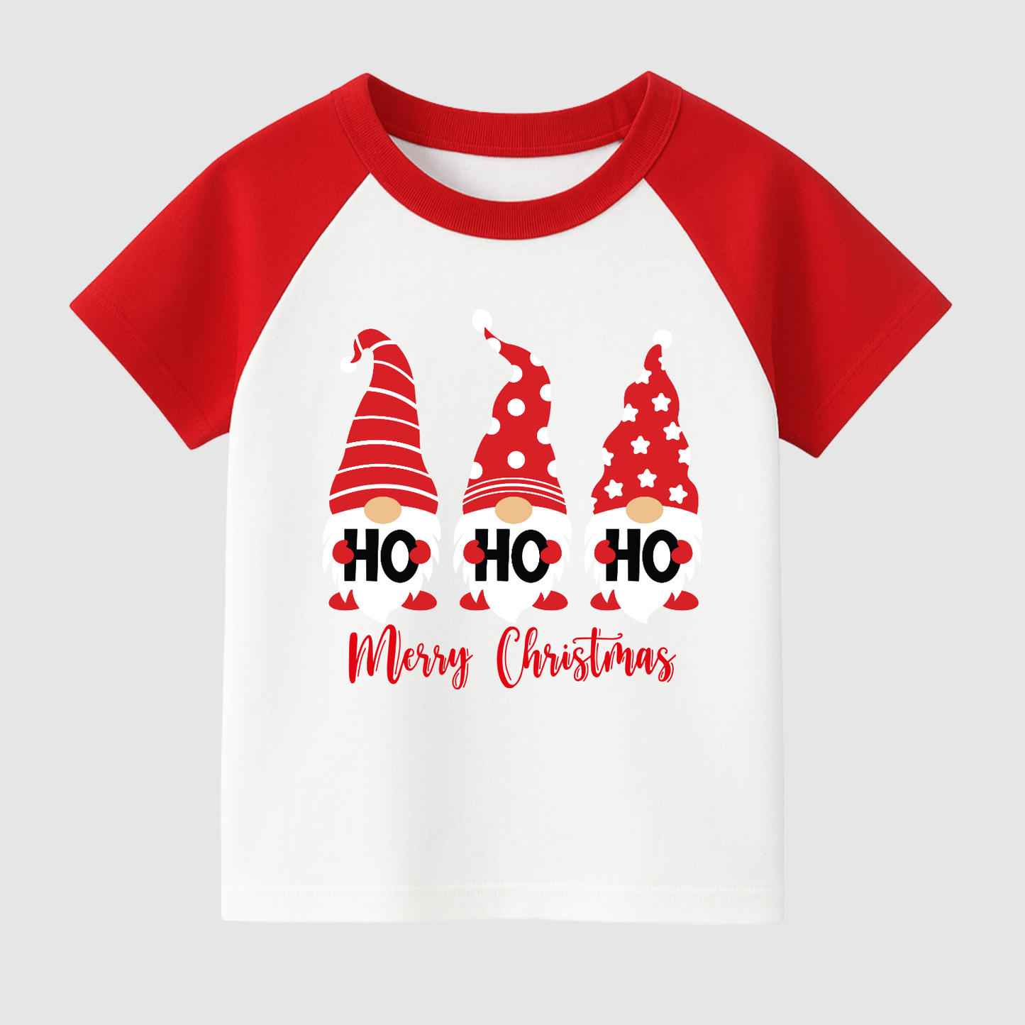 Ho Ho Happiness Kids Short Sleeve T-Shirt
