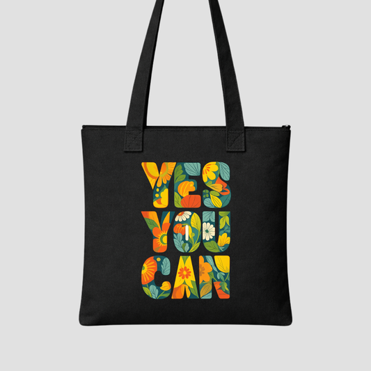 Yes You Can Tote Bags Kia & Kel