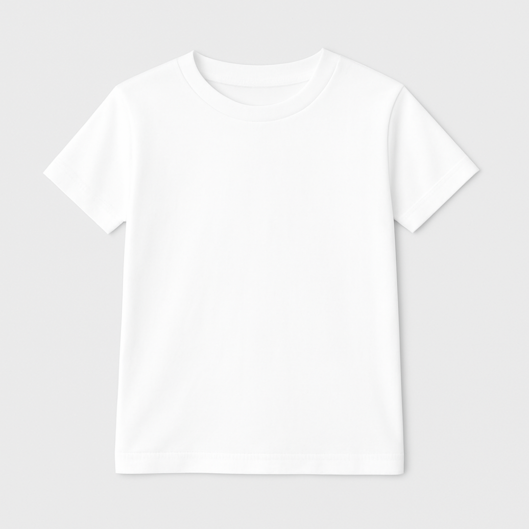 Plain Colour Everyday Kids Short Sleeve T-Shirt Kia & Kel