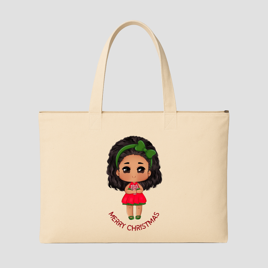 Merry & Cozy Tote Bags (15.5 × 13.5 inches) & (15 × 18 inches)