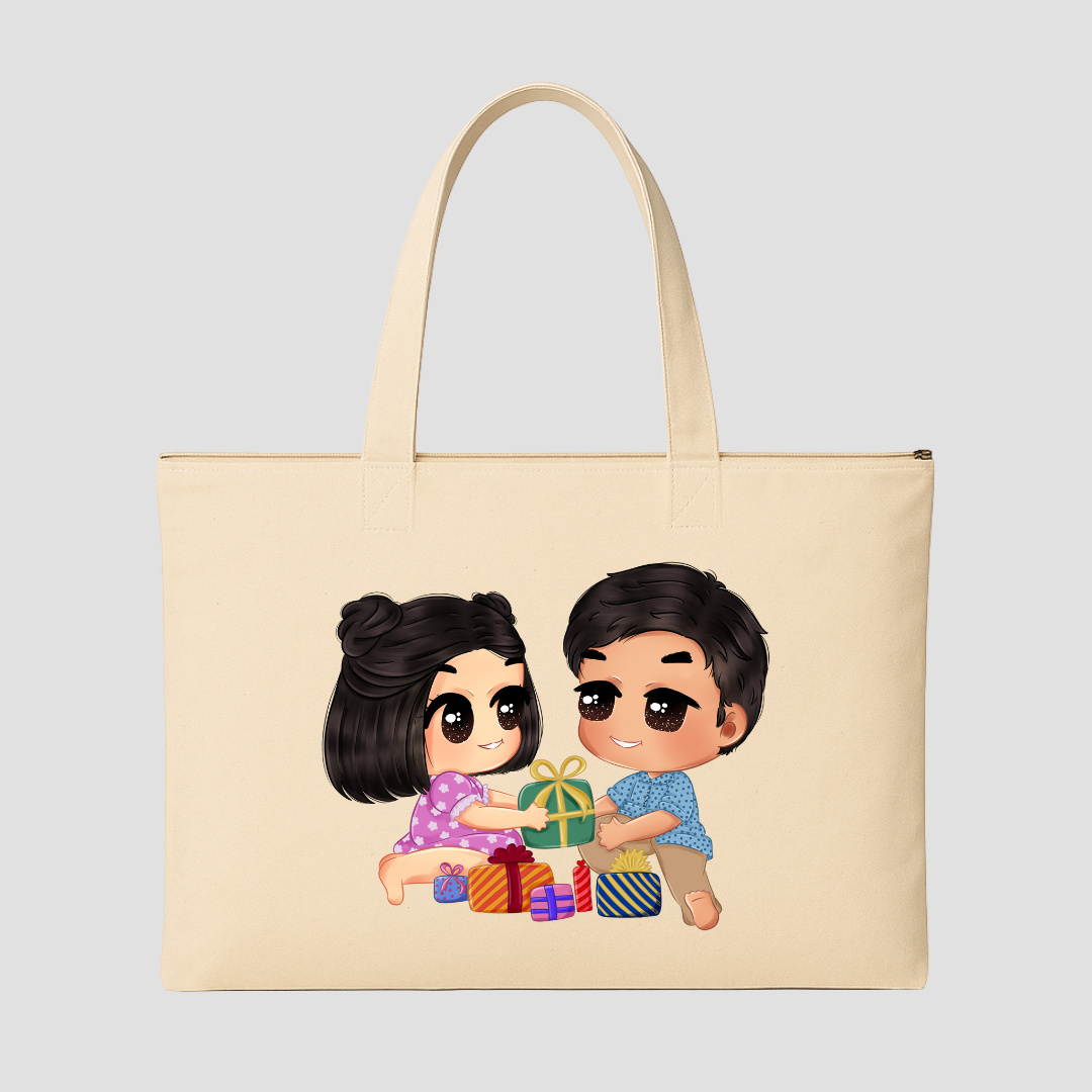 Gift-Giving Smiles Tote Bags Kia & Kel