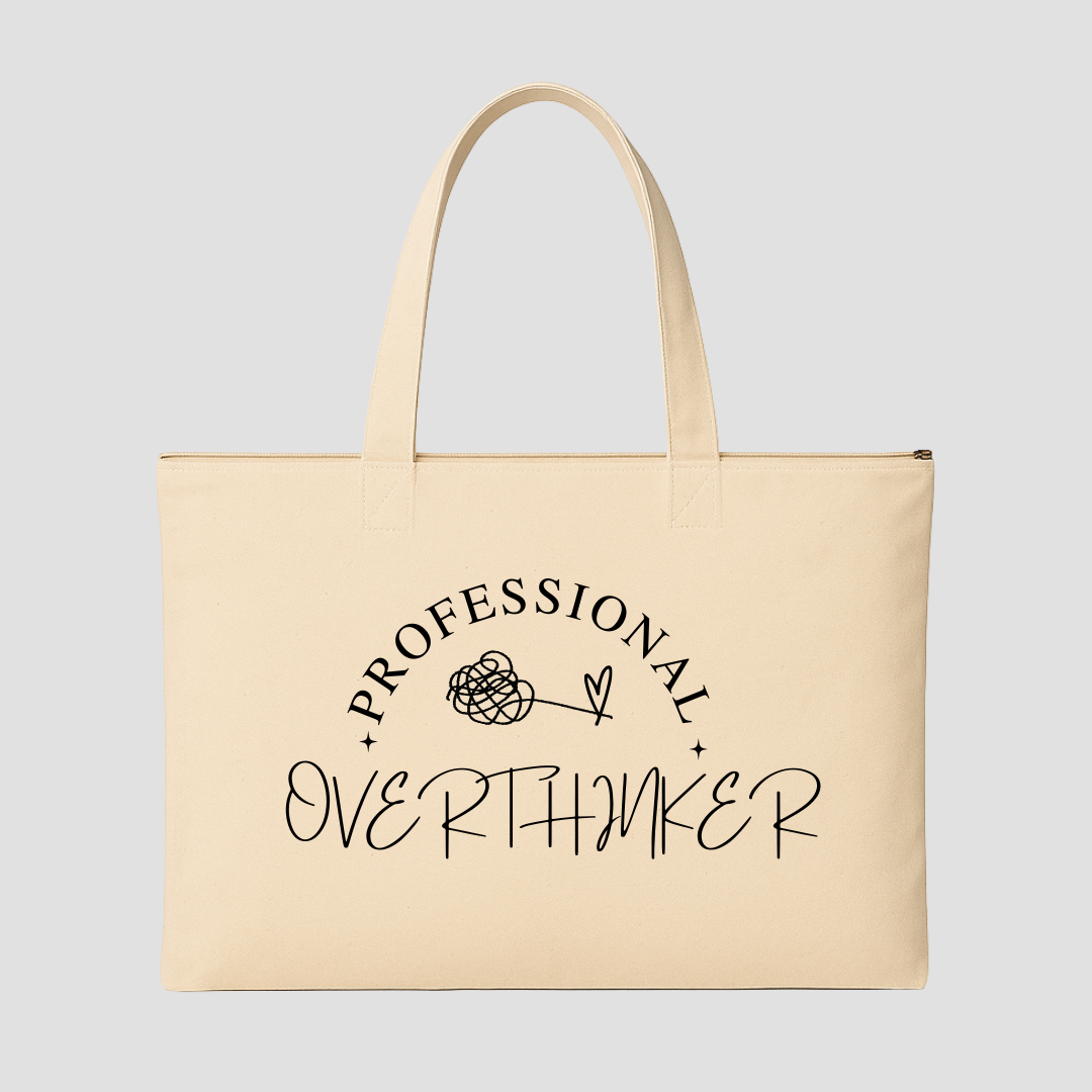 Overthinker Energy Tote Bags Kia & Kel