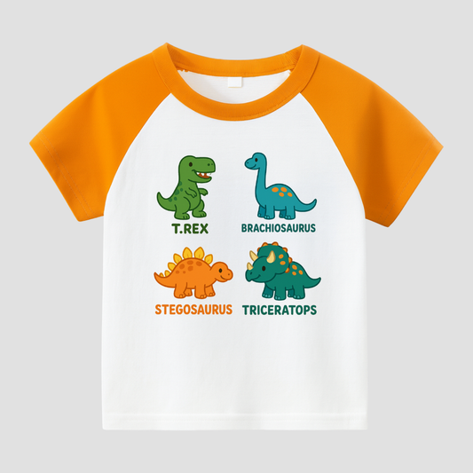 Mini Jurassic Gang Kids Short Sleeve T-Shirt