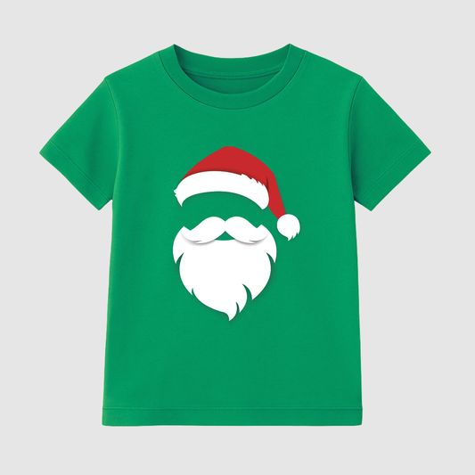 Beardy Claus Kids Short Sleeve T-Shirt