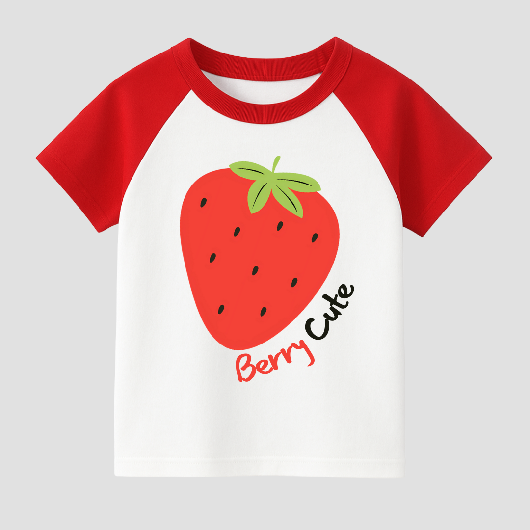 Berry Cute Kids Short Sleeve T-Shirt Kia & Kel