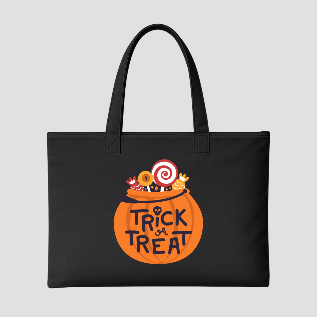 Trick or Treat Large Tote Bags