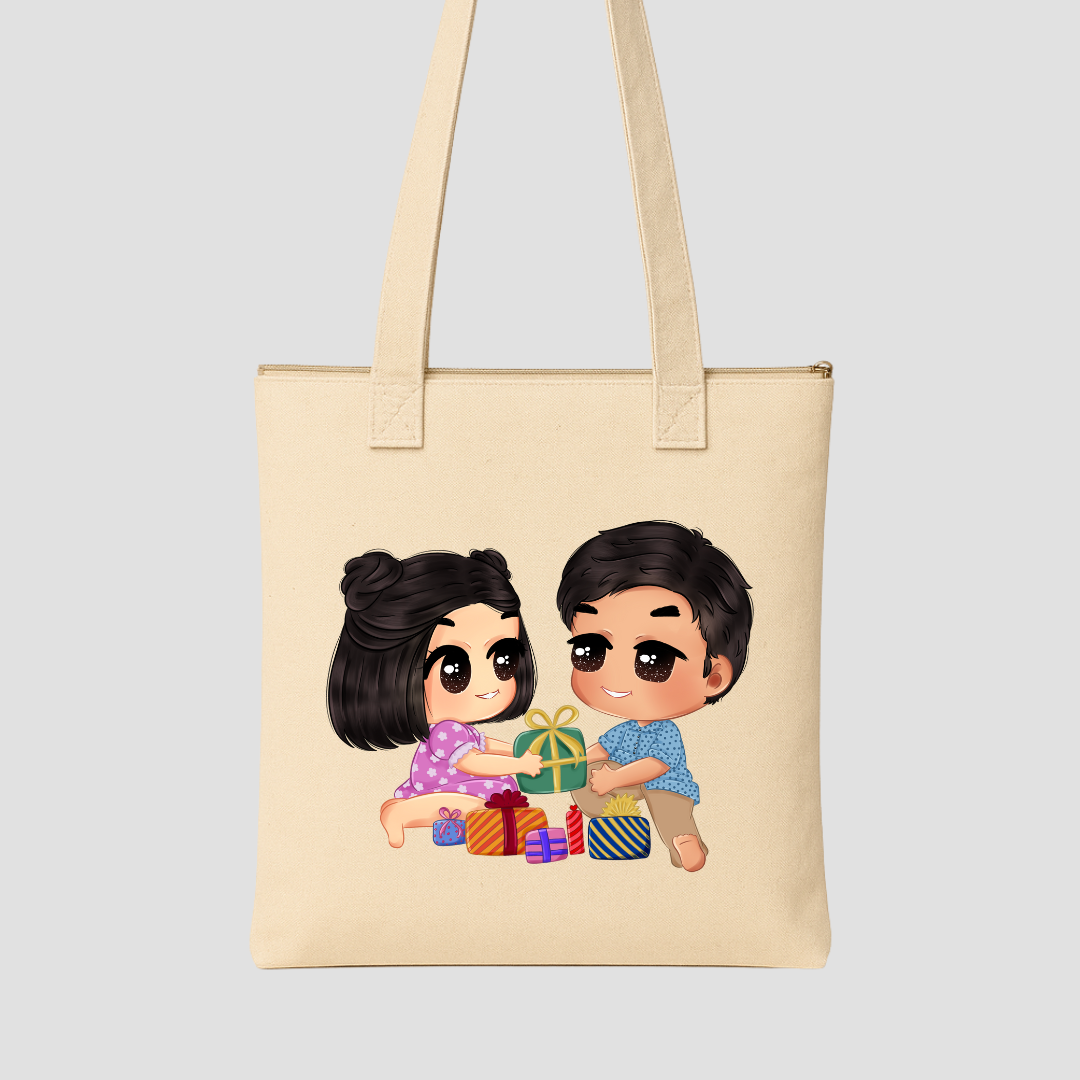 Gift-Giving Smiles Tote Bags Kia & Kel