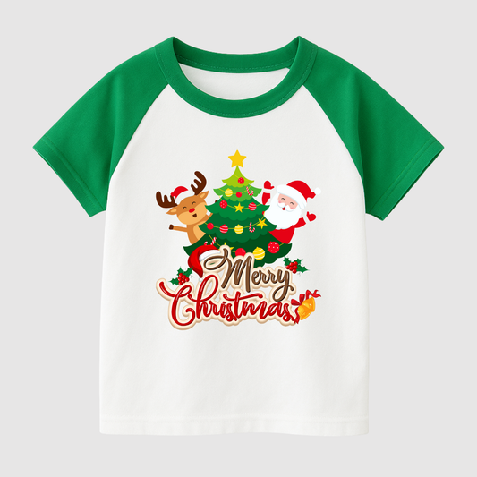 Merry & Bright Kids Short Sleeve T-Shirt