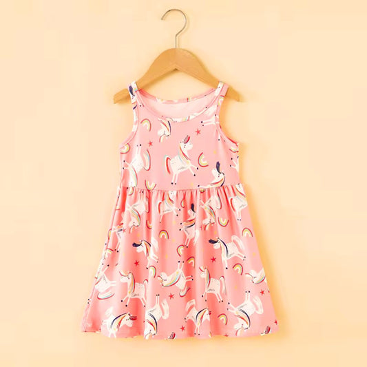 Magical Unicorn Beach Strap Dress