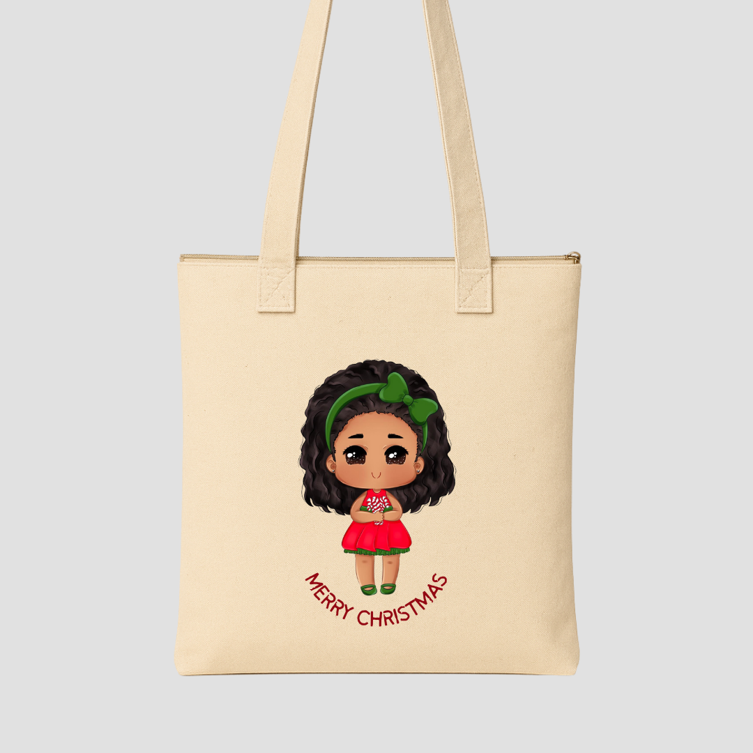 Merry & Cozy Tote Bags (15.5 × 13.5 inches) & (15 × 18 inches)