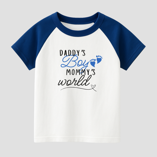 Loved by Mom & Dad Kids Short Sleeve T-Shirt