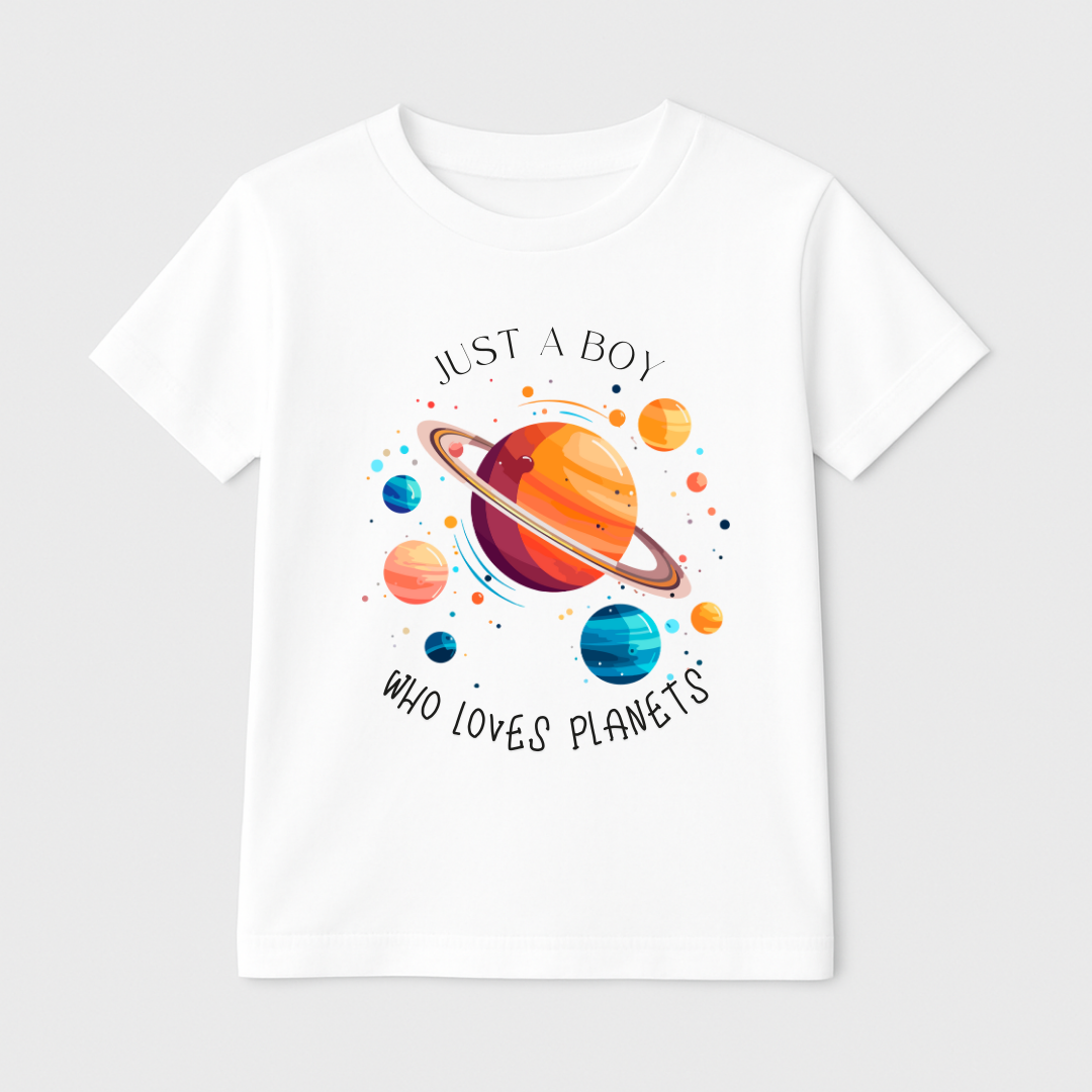 Planet Lover Kids Short Sleeve T-Shirt Kia & Kel
