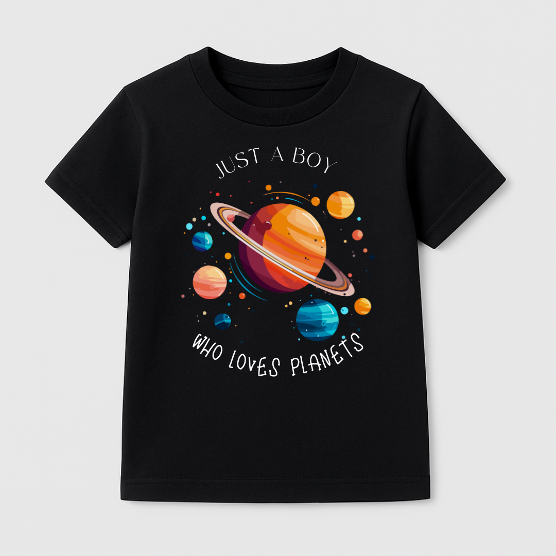 Planet Lover Kids Short Sleeve T-Shirt Kia & Kel