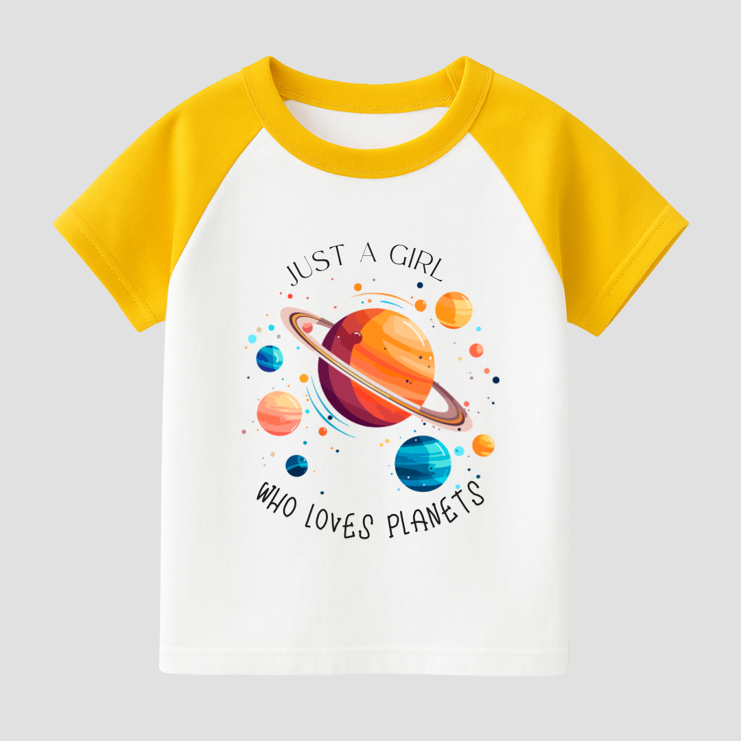 Planet Lover Kids Short Sleeve T-Shirt Kia & Kel