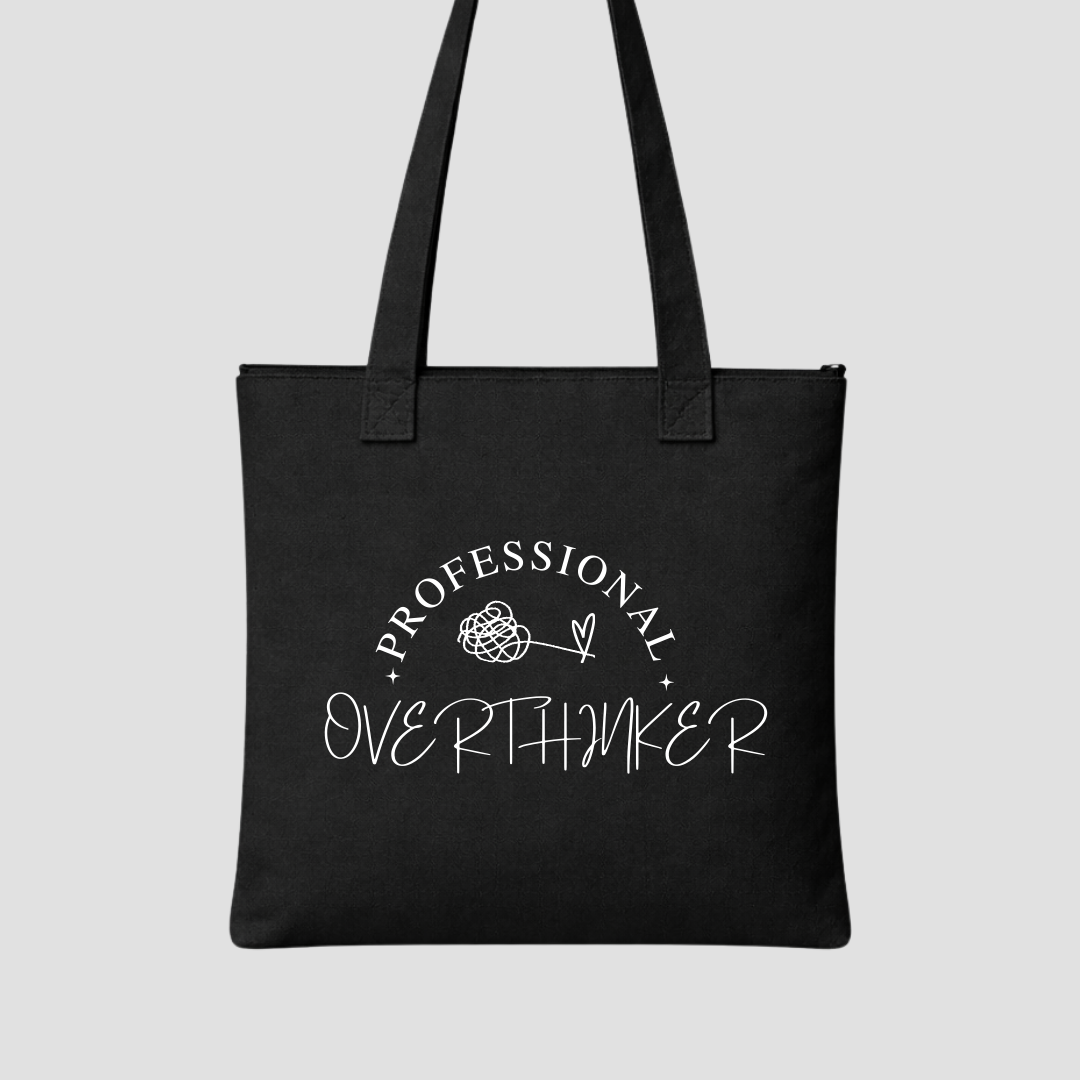 Overthinker Energy Tote Bags Kia & Kel