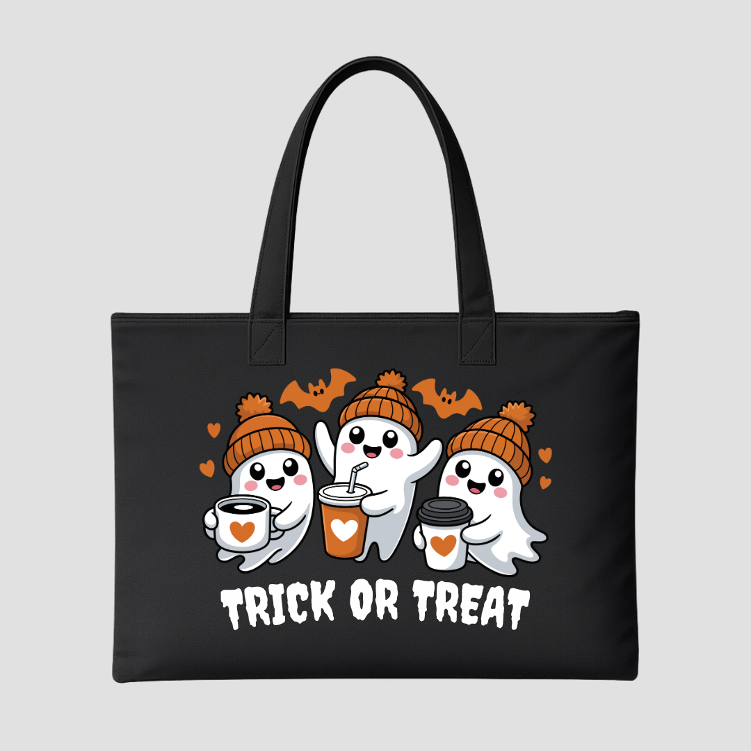 Trick or Treat Large Tote Bags
