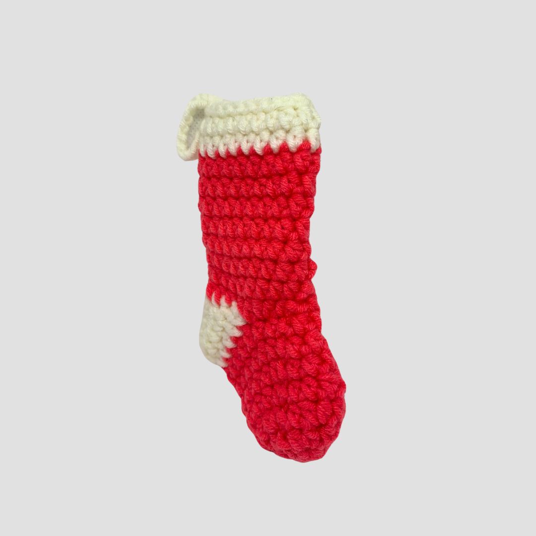 Pink Stocking by Moshi Crochet – 5.5 inches