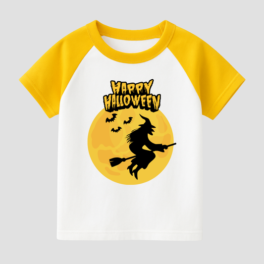 Moonlight Witch Kids Short Sleeve T-Shirt