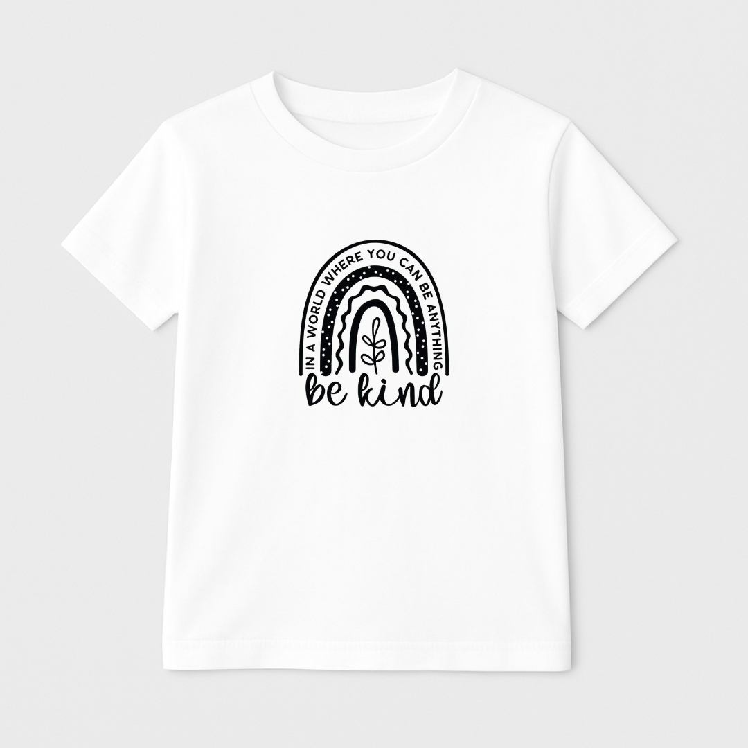 Peace Rainbow Kids Short Sleeve T-Shirt Kia & Kel