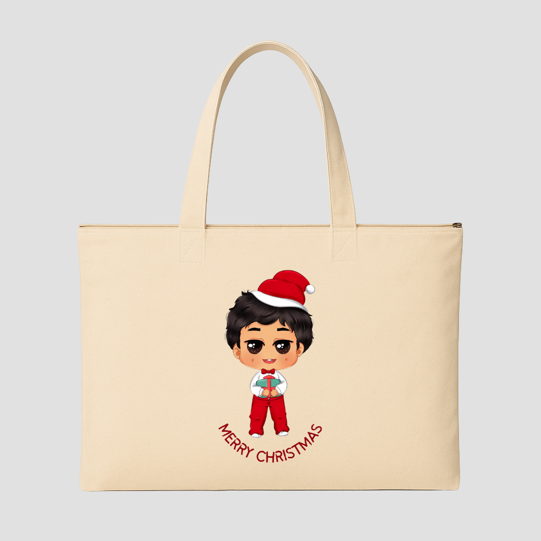 Merry & Cozy Tote Bags (15.5 × 13.5 inches) & (15 × 18 inches)