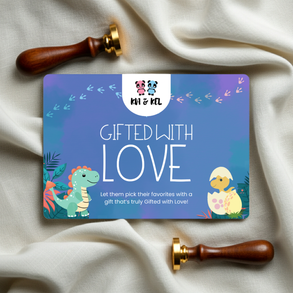 "Gifted with Love" Kia & Kel Gift Cards Kia & Kel