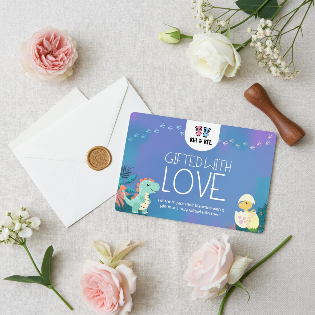 "Gifted with Love" Kia & Kel Gift Cards Kia & Kel